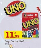 Oferta de JOGO CARTAS UNO por 11,99€ em Auchan