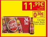 Oferta de Lata de cerveja Super Bock por 11,99€ em Recheio