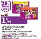 Oferta de COMIDA HÚMIDA GATO WHISKAS  por 1,99€ em Auchan