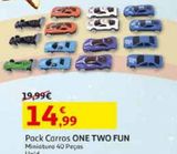 Oferta de PACK CARROS ONE TWO FUN MINIATURA 40PCS por 14,99€ em Auchan