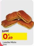 Oferta de LANCHE MISTO UNID por 0,69€ em Auchan