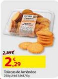 Oferta de TALECAS DE AMENDOA 250 GR por 2,29€ em Auchan