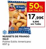 Oferta de Nuggets de frango Iglo por 9,99€ em El Corte Inglés