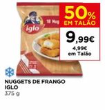 Oferta de Nuggets de frango Iglo por 4,99€ em El Corte Inglés
