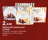 Oferta de Trufas de chocolate Lacasa por 2,44€ em El Corte Inglés