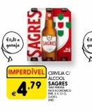 Oferta de Cerveja Sagres por 4,79€ em Meu Super