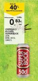 Oferta de Lata de cerveja Super Bock por 0,84€ em Continente