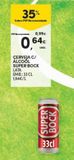 Oferta de Lata de cerveja Super Bock por 0,64€ em Continente