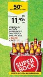 Oferta de Cerveja Super Bock por 11,49€ em Continente
