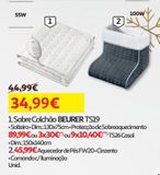 Oferta de SOBRE COLCHAO ELECTRICO BEURER  por 34,99€ em Auchan