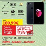Oferta de IPHONE 7 APPLE  por 189,99€ em Auchan