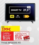 Oferta de TV LG 28TQ525S-PZ por 199€ em Auchan