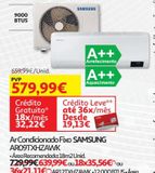 Oferta de AR CONDICIONADO FIXO SAMSUNG  por 639,99€ em Auchan