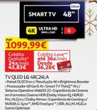 Oferta de TV OLED LG 48C24LA por 1099,99€ em Auchan