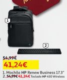 Oferta de MOCHILA PARA PC HP  por 41,24€ em Auchan