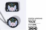 Oferta de Porta Moedas em Pele Tous por 36€ em Freeport Lisboa Fashion Outlet