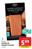 Oferta de Salmão fumado Deluxe por 5,99€ em Lidl