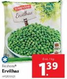 Oferta de Ervilhas congeladas por 1,39€ em Lidl