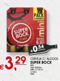 Oferta de Cerveja Super Bock por 3,29€ em Meu Super