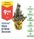 Oferta de Árvore de natal por 9,99€ em Aldi
