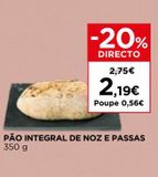 Oferta de Pão integral por 2,19€ em El Corte Inglés