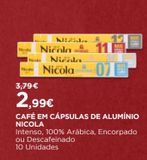 Oferta de Cápsulas de café Nicola por 2,99€ em El Corte Inglés