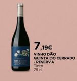 Oferta de Vinho reserva por 7,19€ em El Corte Inglés