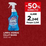 Oferta de Limpador de vidro Cillit Bang por 2,24€ em El Corte Inglés