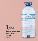 Oferta de Água Luso por 1,35€ em El Corte Inglés