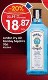 Oferta de Gin Bombay por 18,87€ em Minipreço