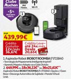 Oferta de ASPIRADOR ROBOT IROBOT por 439,99€ em Auchan
