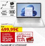 Oferta de PORTÁTIL HP 17-CP0004NP por 499,99€ em Auchan