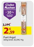 Oferta de FUET ARGAL 160 G por 2,59€ em Auchan