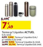 Oferta de TERMO P/LIQUIDOS ACTUEL por 7,49€ em Auchan