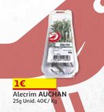 Oferta de ALECRIM AUCHAN 25 G por 1€ em Auchan