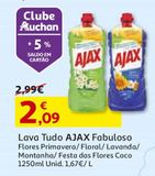 Oferta de LAVA TUDO AJAX por 2,09€ em Auchan