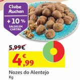 Oferta de NOZES DO ALENTEJO KG por 4,99€ em Auchan