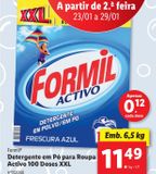 Oferta de Detergente em pó Formil por 11,49€ em Lidl