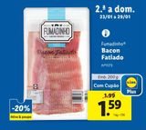 Oferta de Bacon Fumadinho por 1,59€ em Lidl