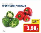 Oferta de Pimentão verde por 1,98€ em Makro