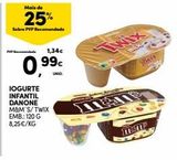 Oferta de Iogurte infantil Twix por 0,99€ em Continente Bom dia