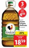 Oferta de Azeite extravirgem Gallo por 18,59€ em Lidl