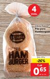 Oferta de Pão de hambúrguer por 0,65€ em Lidl