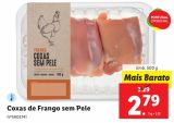 Oferta de Coxa de frango por 2,79€ em Lidl