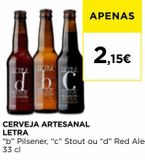 Oferta de Cerveja por 2,15€ em El Corte Inglés