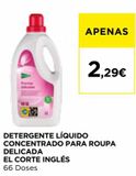 Oferta de Detergente líquido El Corte Inglés por 2,29€ em El Corte Inglés