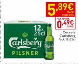 Oferta de Cerveja Carlsberg por 5,89€ em Recheio