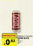 Oferta de Lata de cerveja Super Bock por 0,83€ em Meu Super
