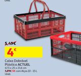Oferta de CAIXA DOBRÁVEL PLASTICA ACTUEL por 4€ em Auchan
