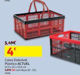 Oferta de CAIXA DOBRÁVEL PLASTICA ACTUEL por 5€ em Auchan